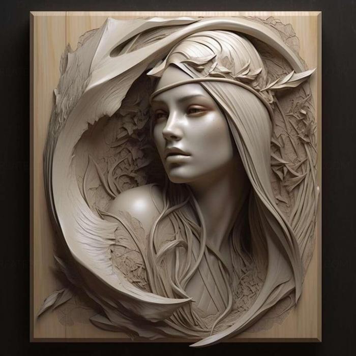 نموذج ثلاثي الأبعاد لآلة CNC 3D Art 